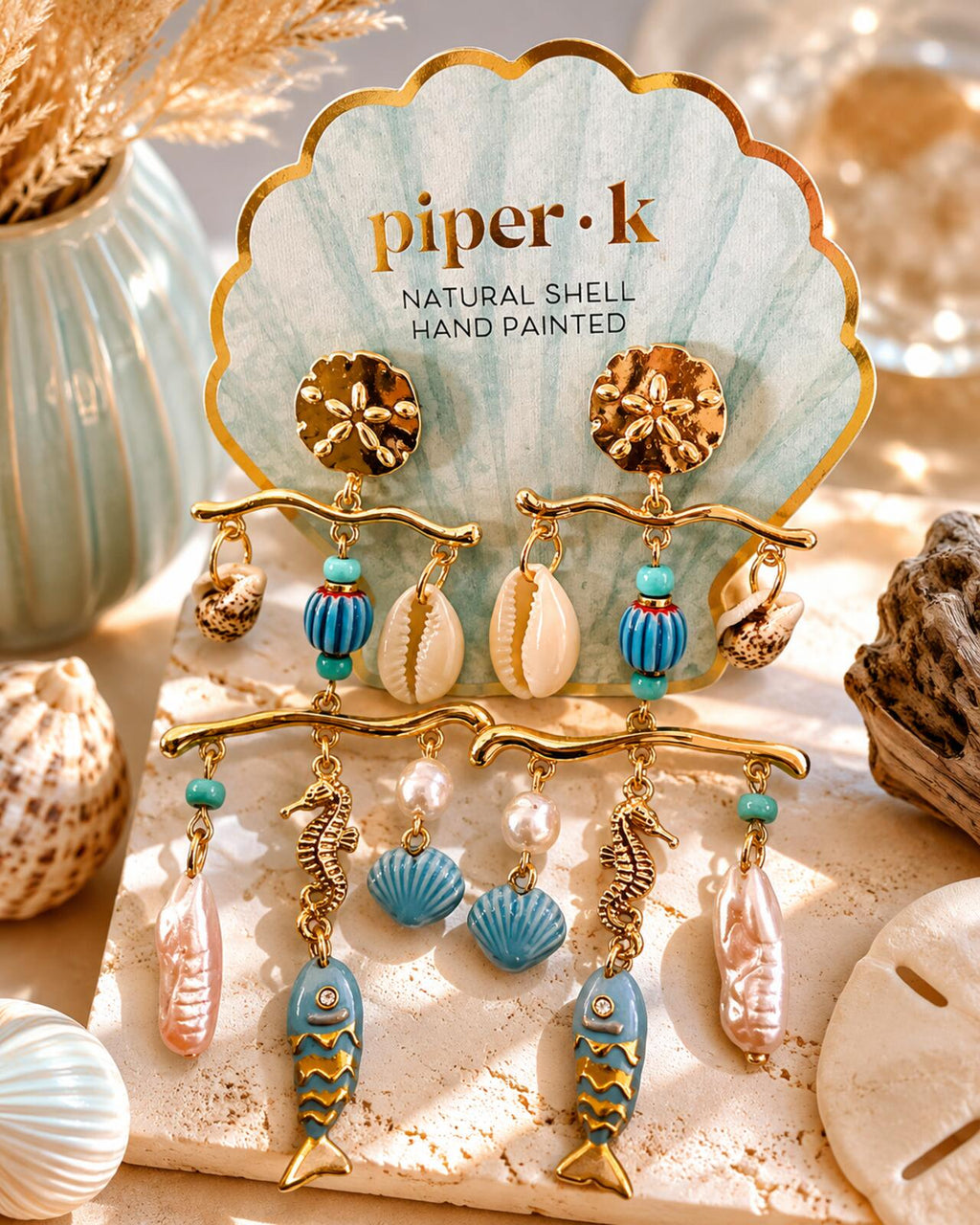 Piper-K Hand Painted Earrings
