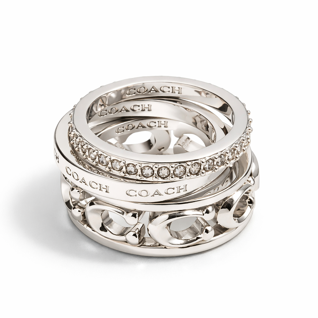 Coach Signature Jewelry in Silver Tone