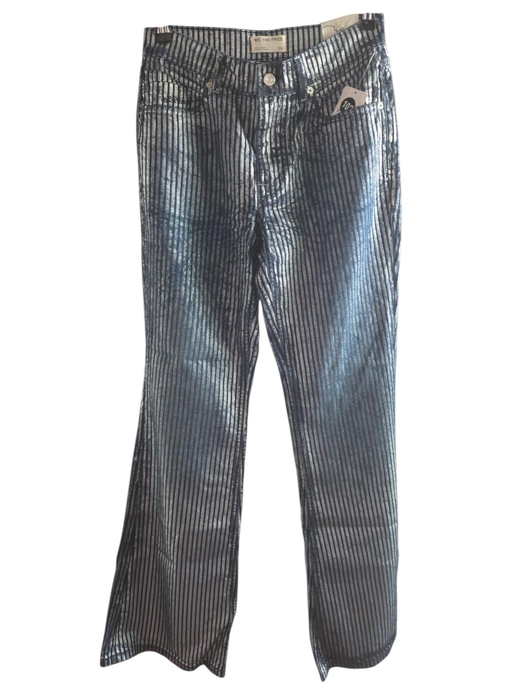 We The Free West Coast Metallic Flare In Country Blue
