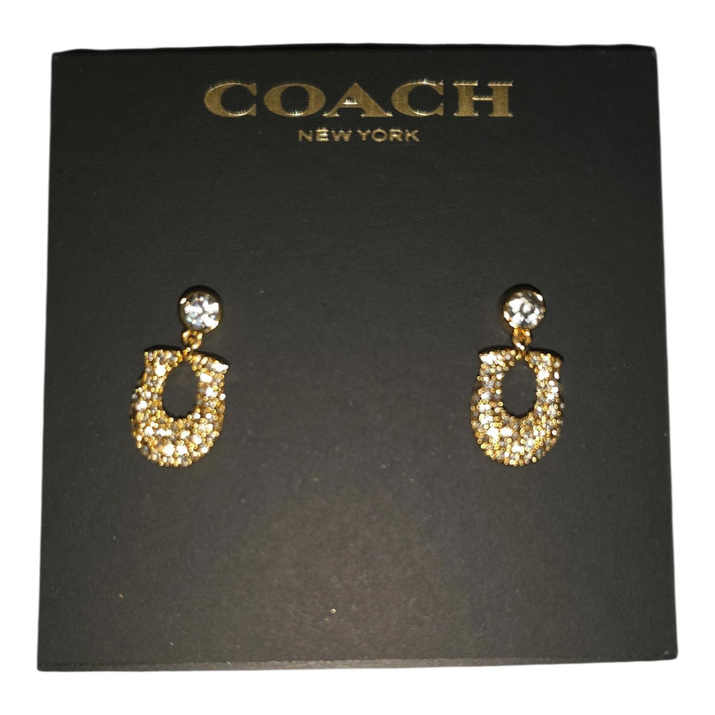 Coach Signature Pavé Earrings