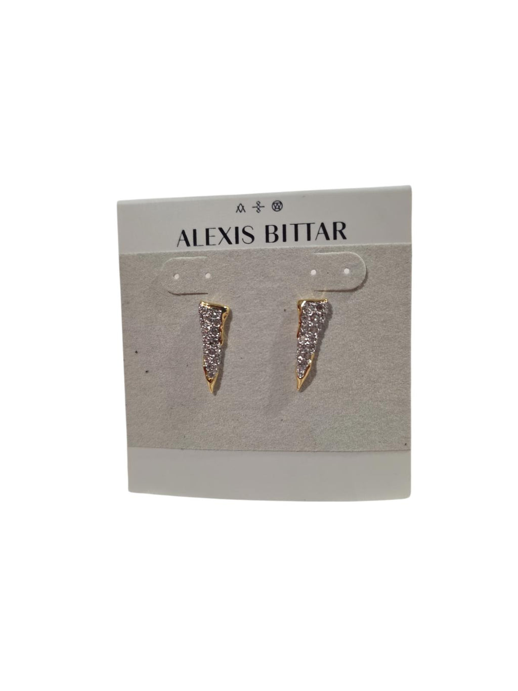Alexis Bittar Solanales Crystal Spear Stud Earrings