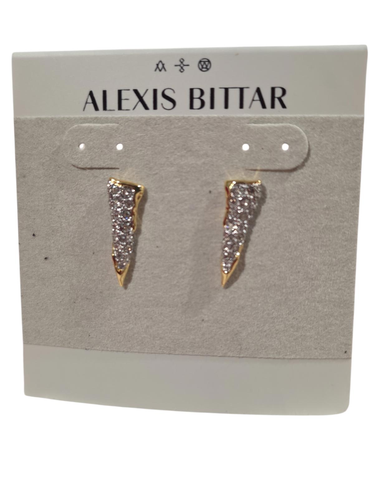 Alexis Bittar Solanales Crystal Spear Stud Earrings