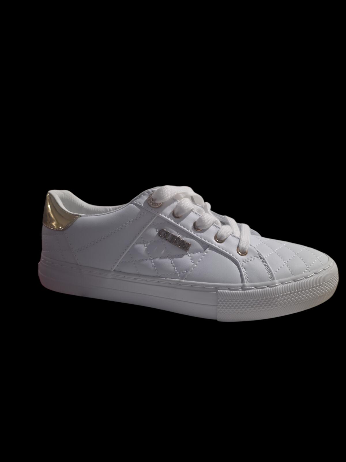 GUESS Women's Loven Quilted Lace-Up Sneakers.