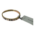 Coach Signature Enamel Hinged Bangle