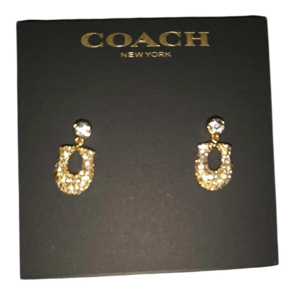 Coach Signature Pavé Earrings