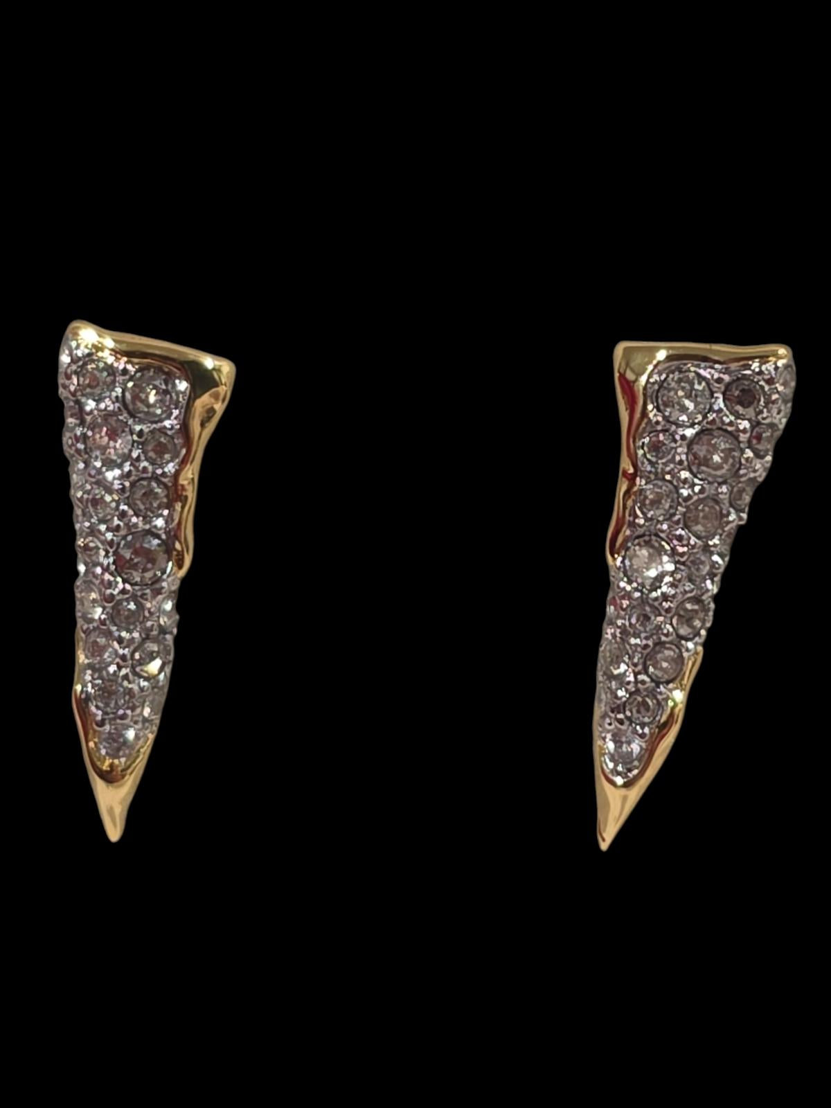 Alexis Bittar Solanales Crystal Spear Stud Earrings