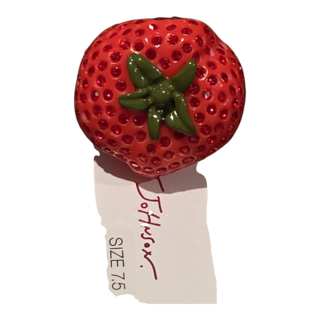 Betsey Johnson Tomato Cocktail Ring