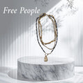 Free People Layered Necklace NWOT