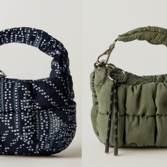 Free People FP Movement Quilted Printed Micro Pouch Sold Out Style NWT
