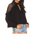 Free People Little Bit of Love Blouse XS