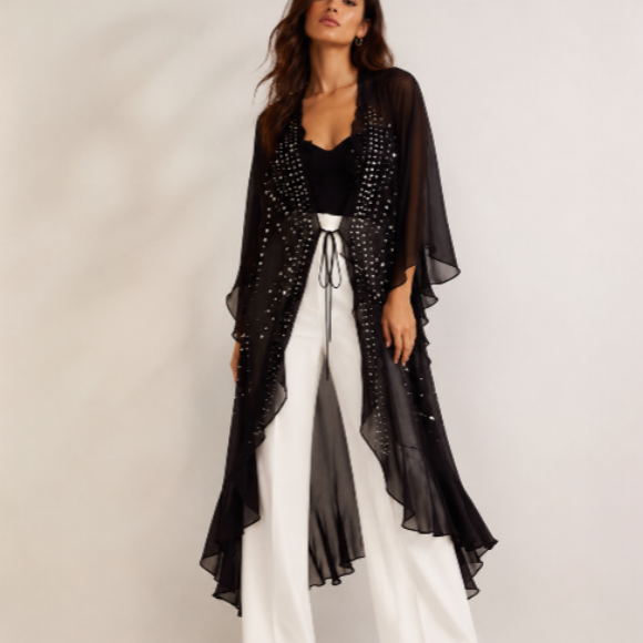 Free People So Billie Studded Duster OS