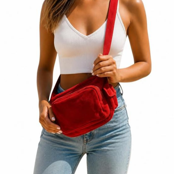 Free People Siren Suede Shoulder Bag