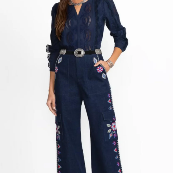 Johnny Was Wide Leg Pant Size XS