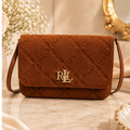 Lauren Lauren Ralph Lauren Embossed Suede Medium Sophee Bag