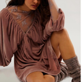 FREE PEOPLE Portia Velvet Mini Dress