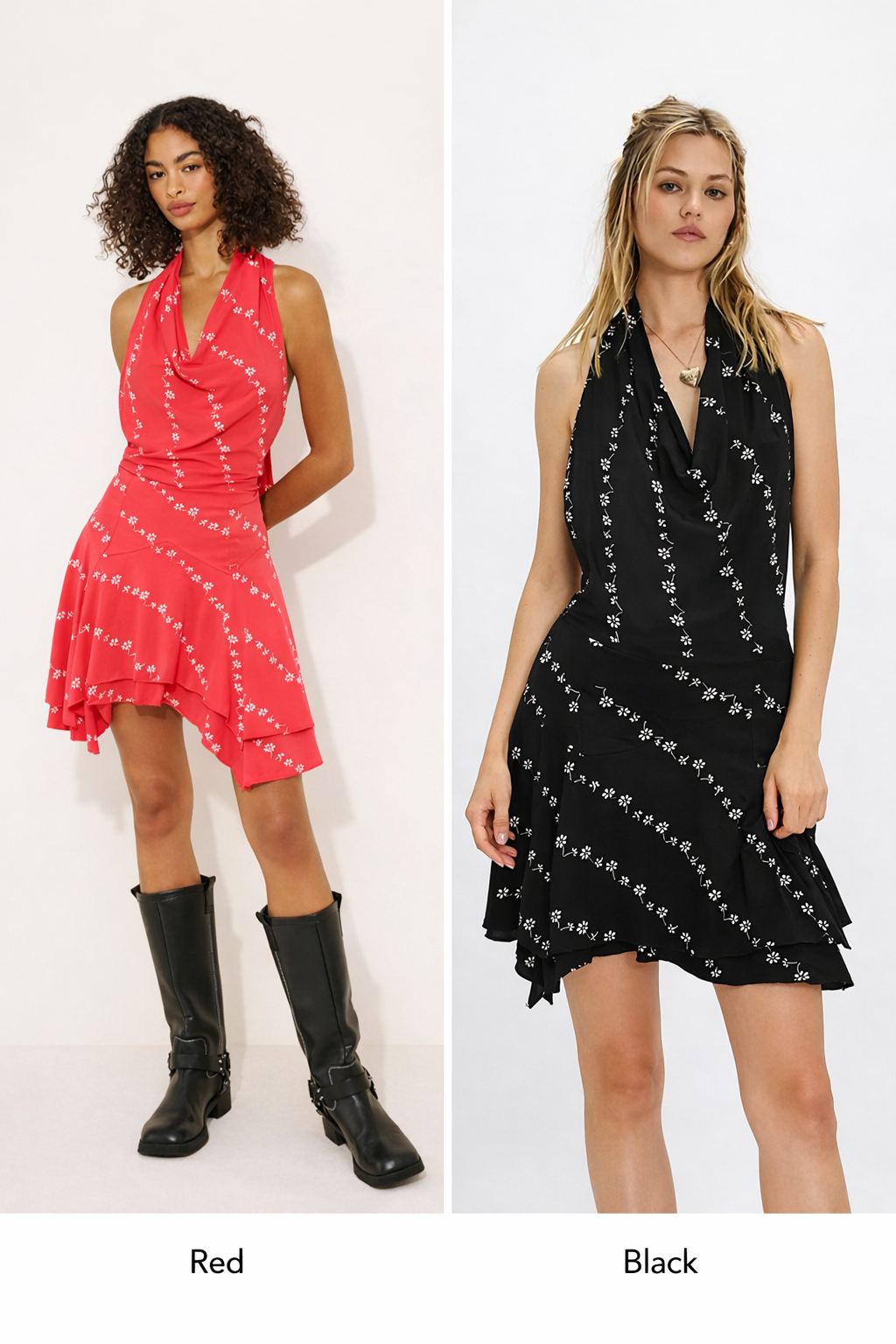 Free People Electric Days Printed Mini Dress