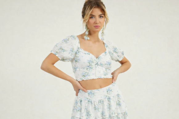 Altar'd State Billie Floral Top