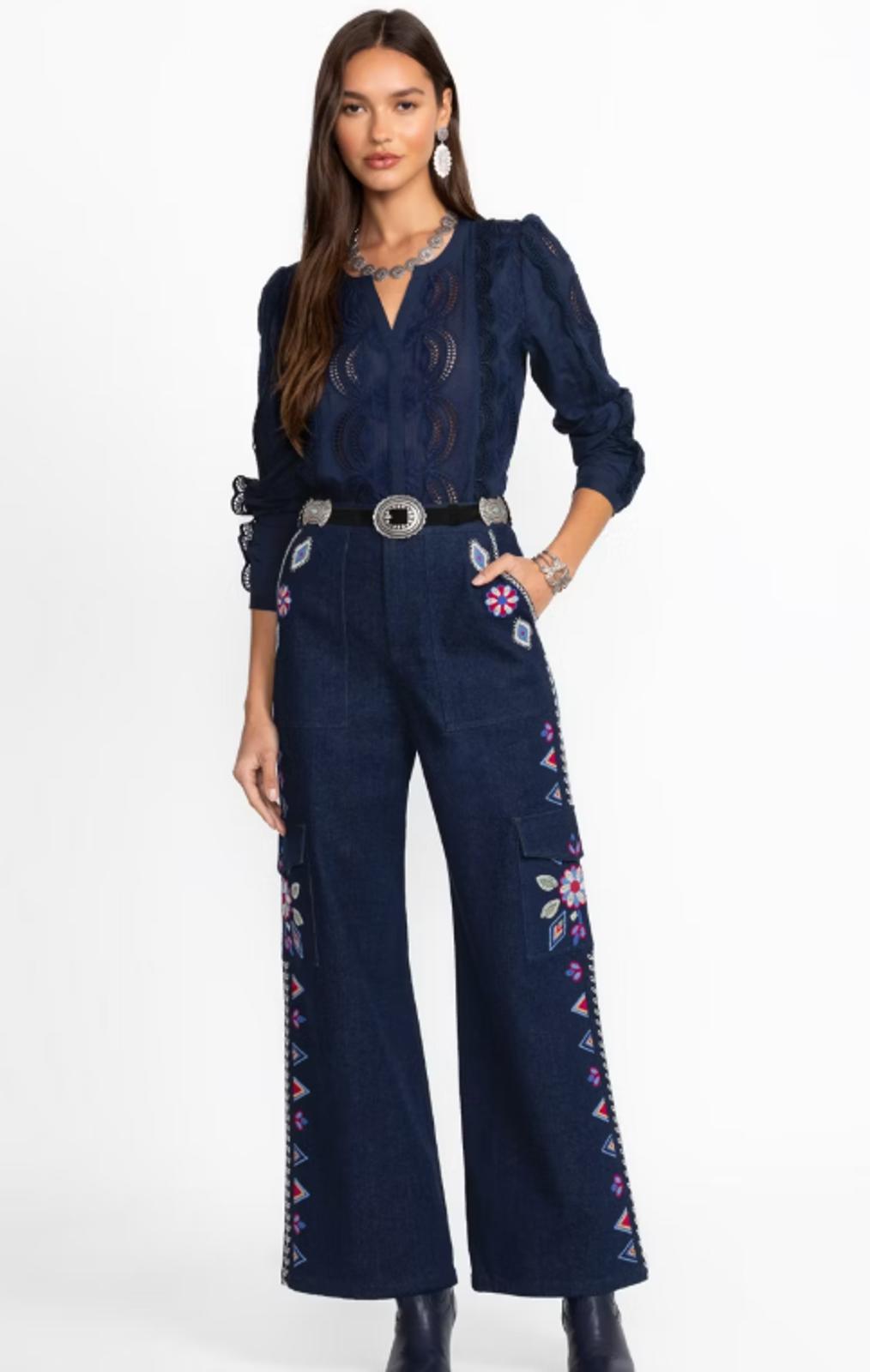 Johnny Was Wide Leg Pant Size XS