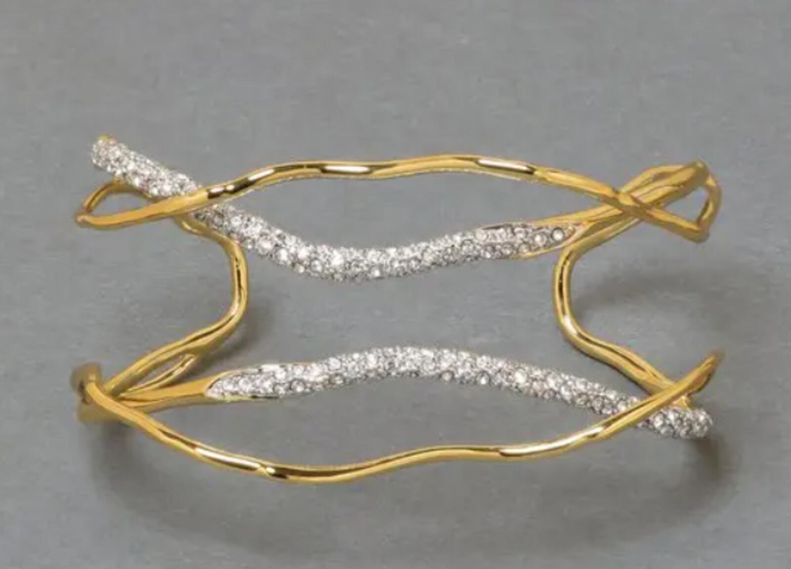 Alexis Bittar Solanales Crystal Cuff Bracelet