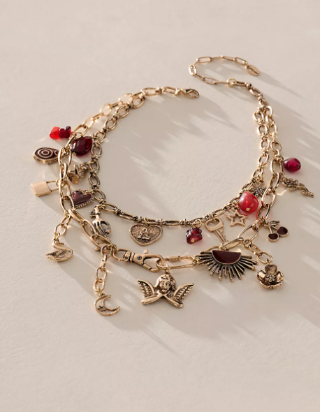 Free People Maxamillion Charm Necklace NWT