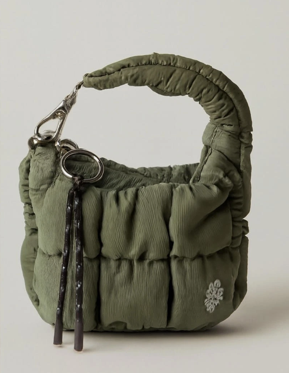 Free People FP Movement Quilted Printed Micro Pouch Sold Out Style NWT