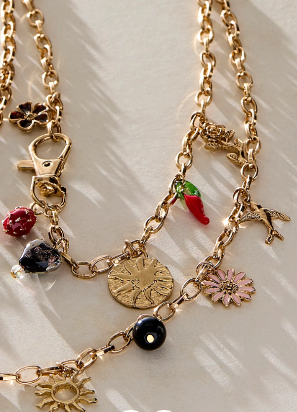 Free People Maxamillion Charm Necklace NWT
