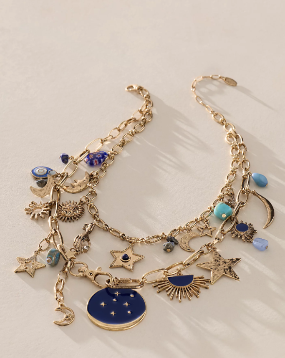 Free People Maxamillion Charm Necklace NWT