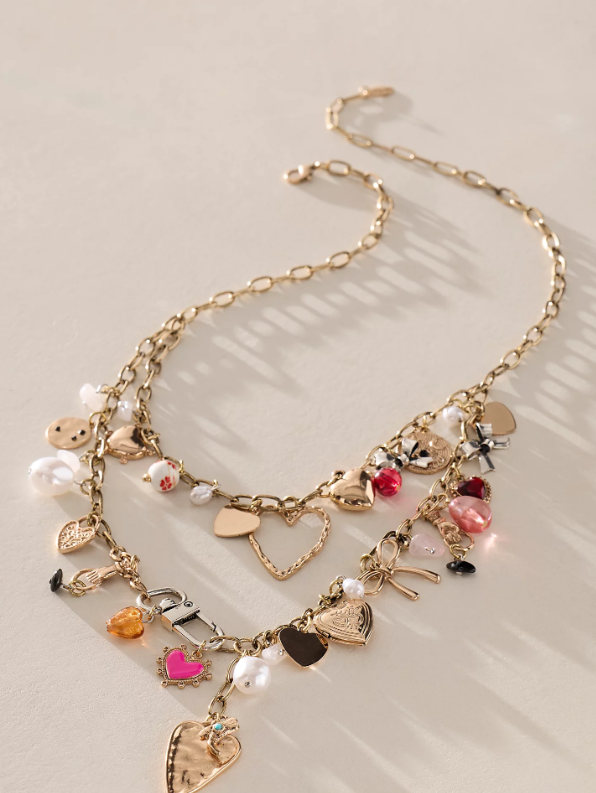 Free People Maxamillion Charm Necklace NWT
