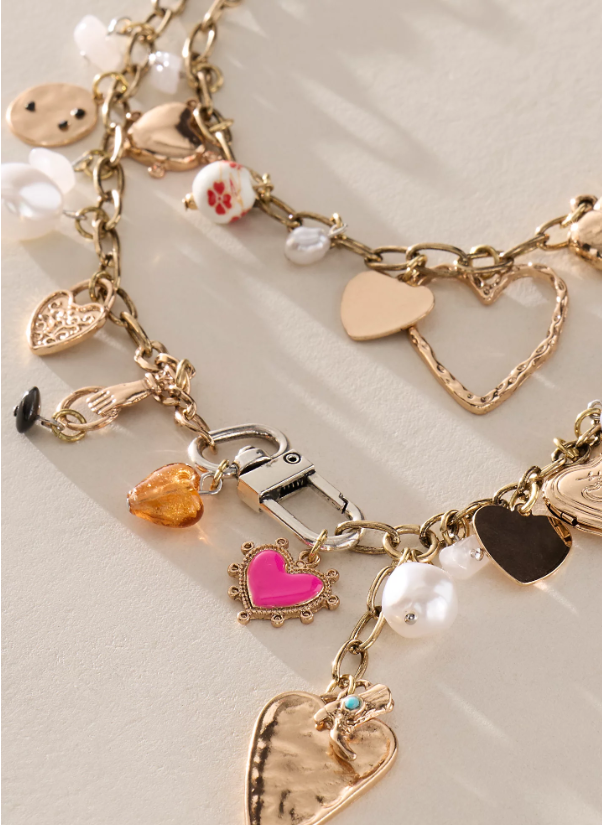 Free People Maxamillion Charm Necklace NWT