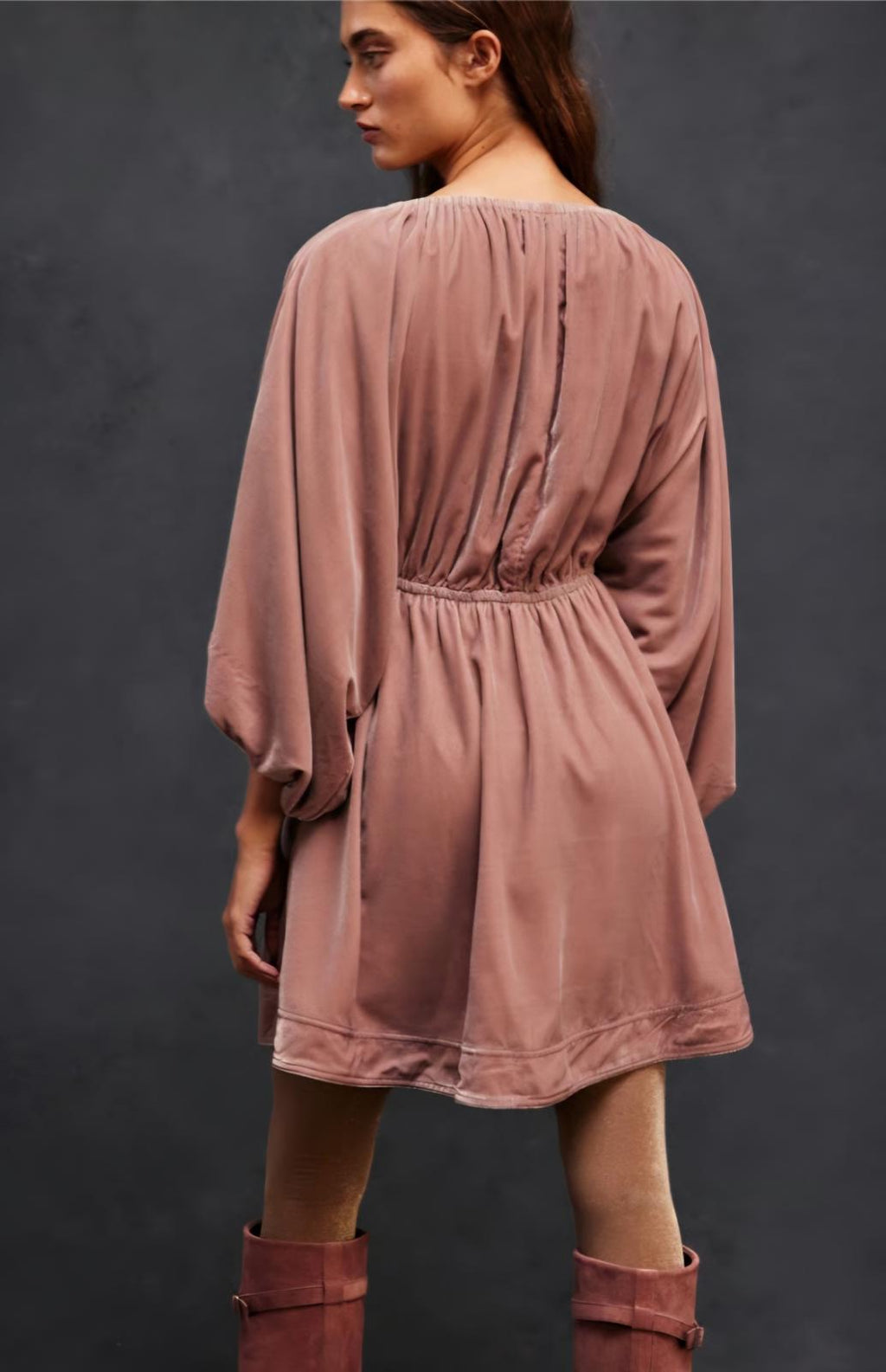 FREE PEOPLE Portia Velvet Mini Dress
