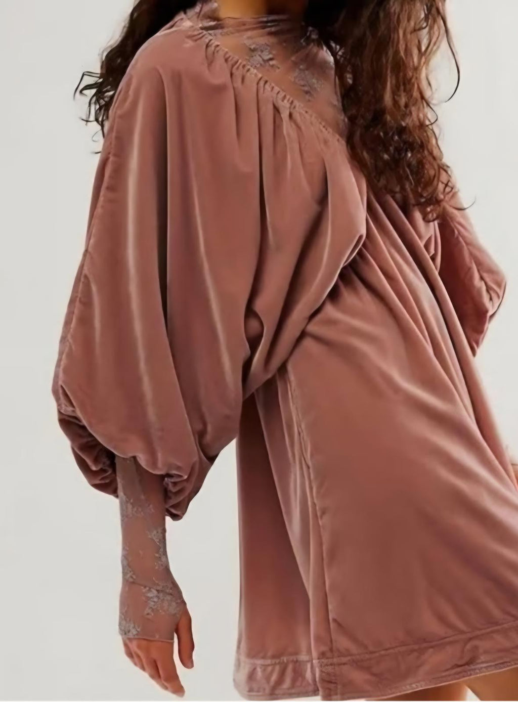 FREE PEOPLE Portia Velvet Mini Dress
