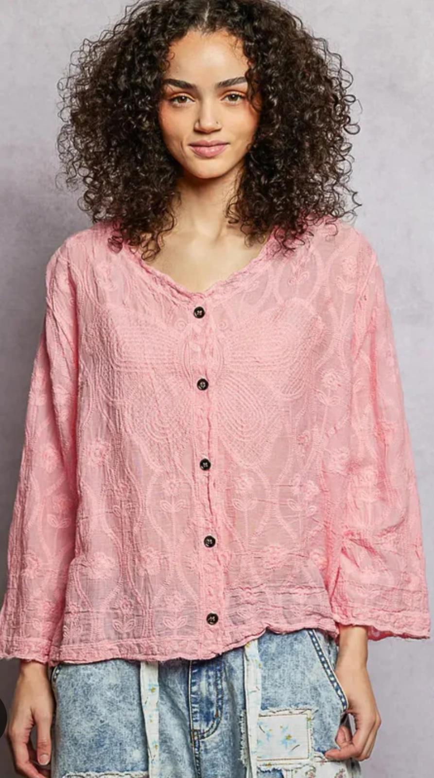 POL Heirloom Petal Blouse