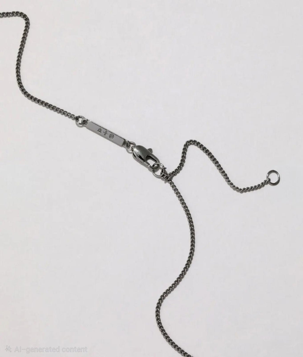Alexis Bittar Gunmetal Skull Crystal Pave Pendant Necklace