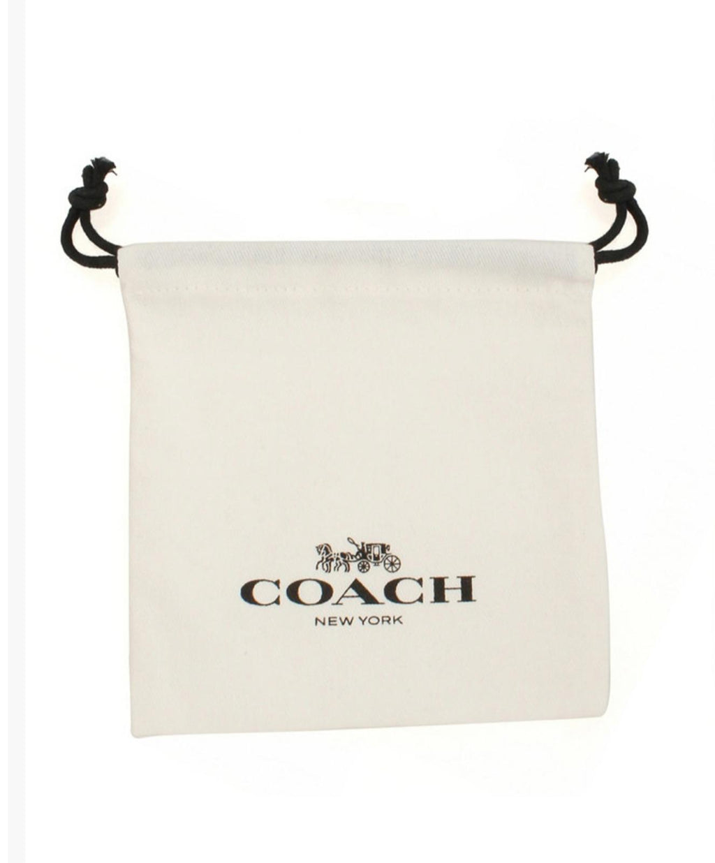 Coach Faux Stone Signature Logo Charm Bib Necklace
