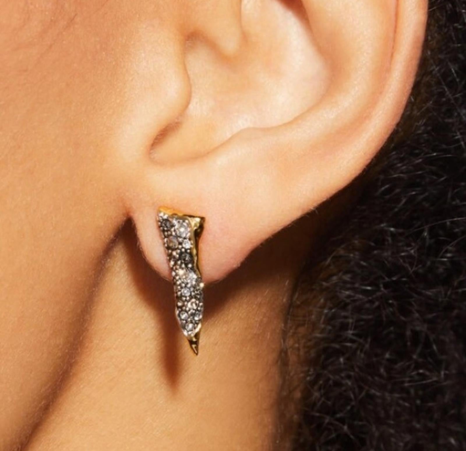 Alexis Bittar Solanales Crystal Spear Stud Earrings