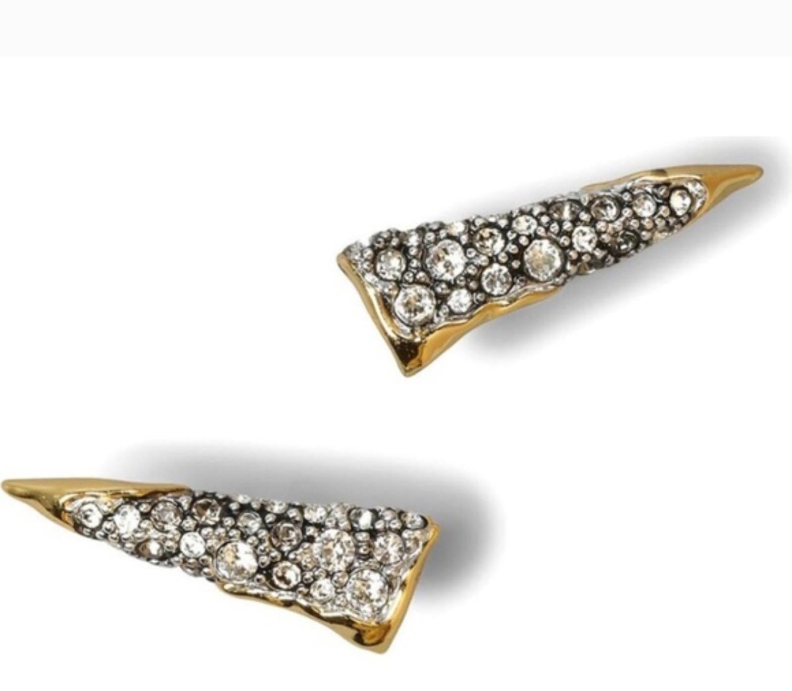 Alexis Bittar Solanales Crystal Spear Stud Earrings