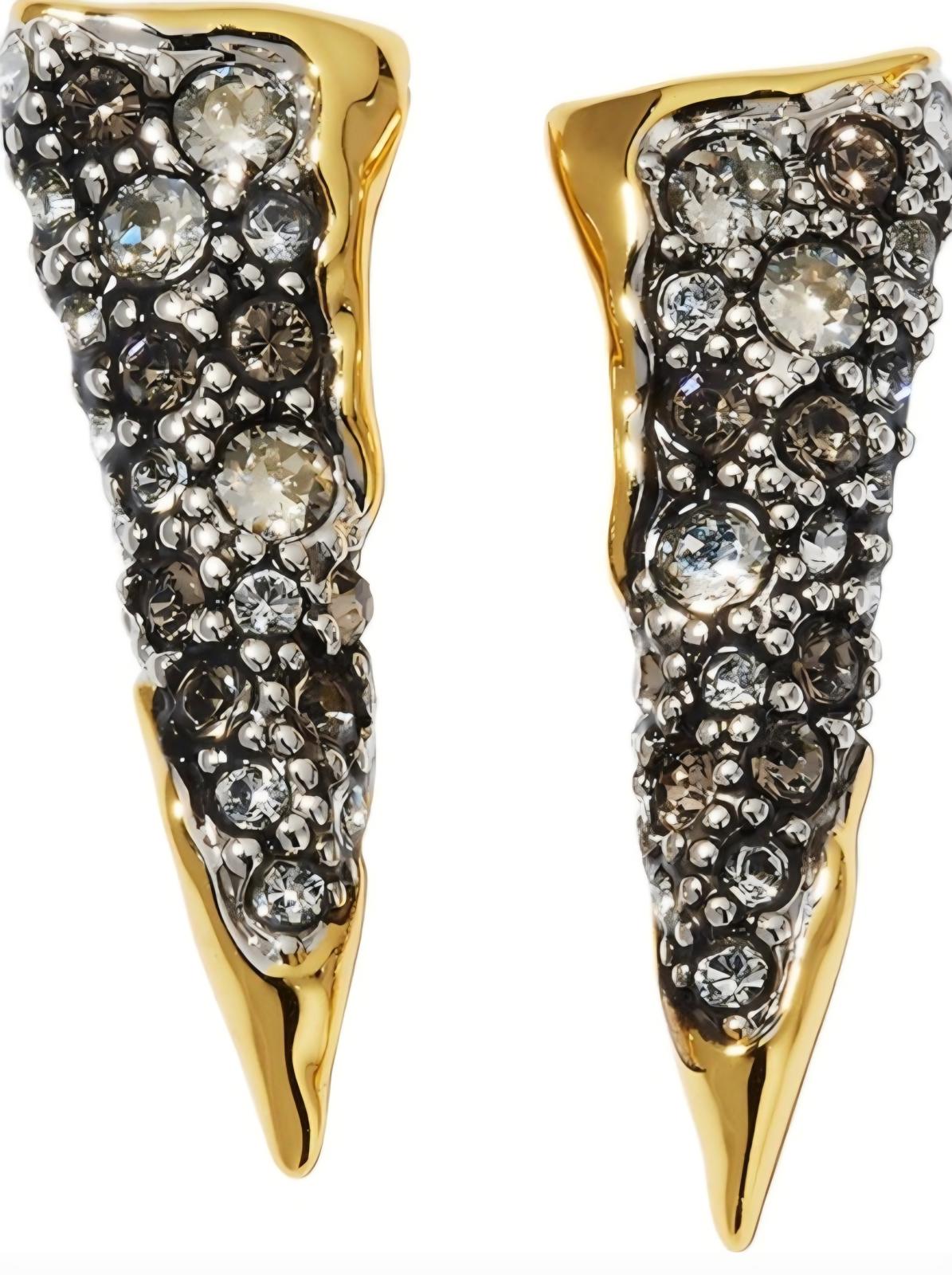 Alexis Bittar Solanales Crystal Spear Stud Earrings