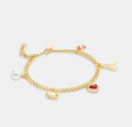 Coach Signature Heart Charm Bracelet