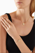 Coach C Pavé Heart Pendant Necklace