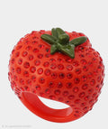 Betsey Johnson Tomato Cocktail Ring