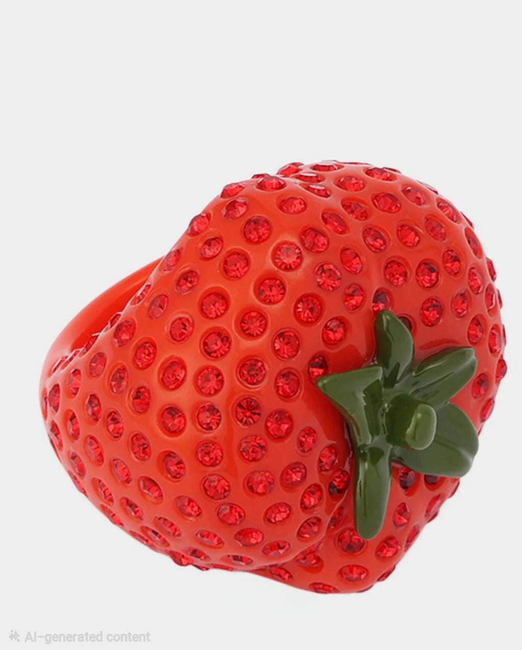 Betsey Johnson Tomato Cocktail Ring