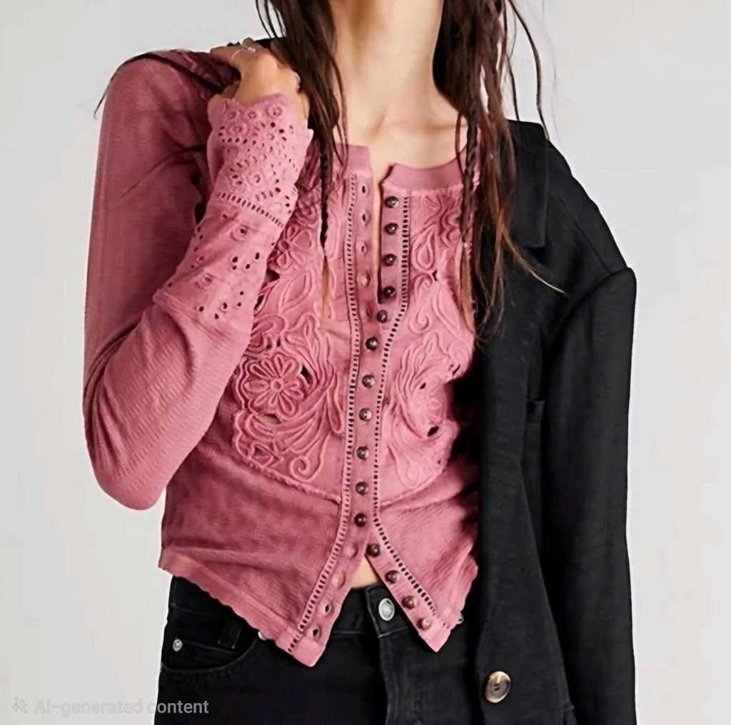 Free People Sidelines Top XS