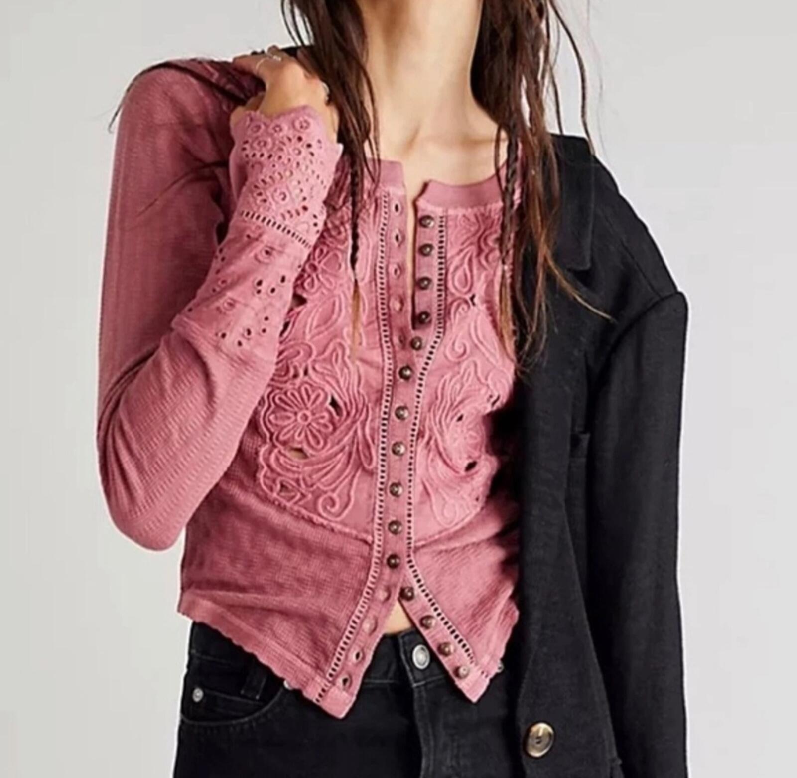 Free People Sidelines Top XS