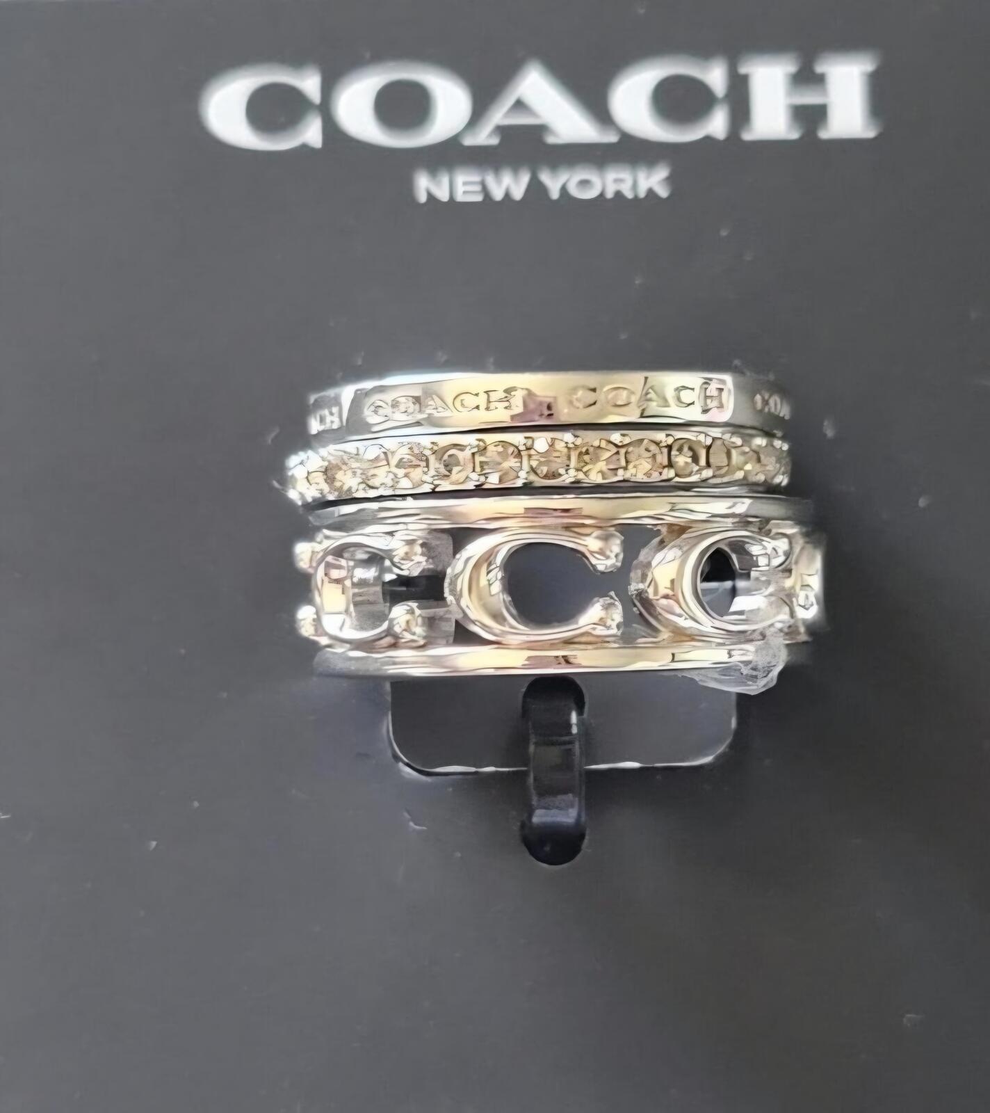 Coach Ring Set