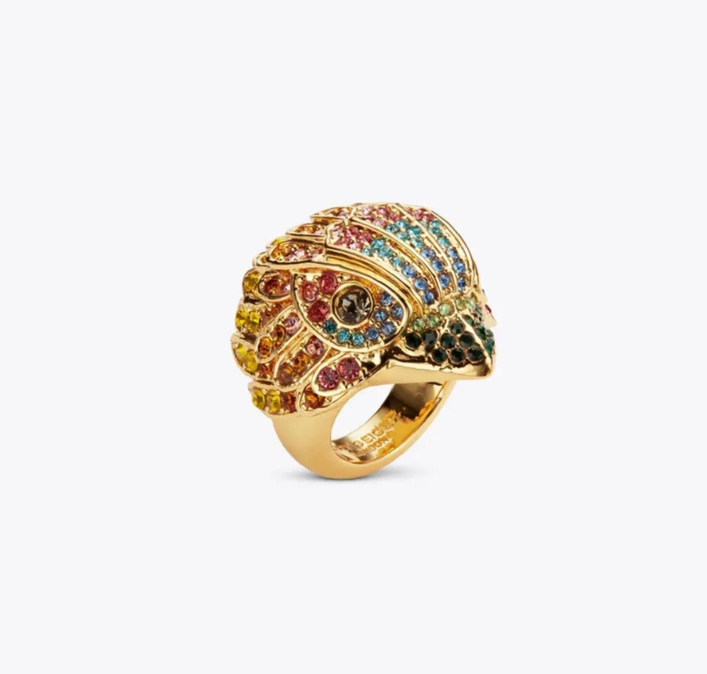 Kurt Geiger crystal eagle ring