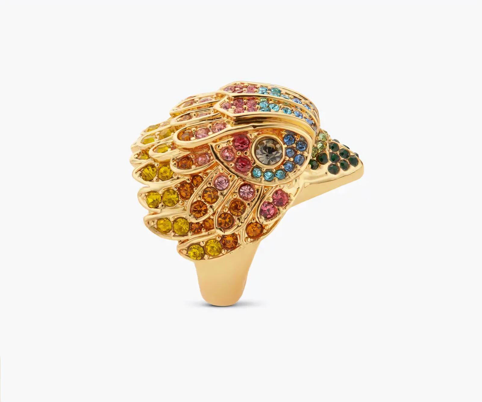 Kurt Geiger crystal eagle ring