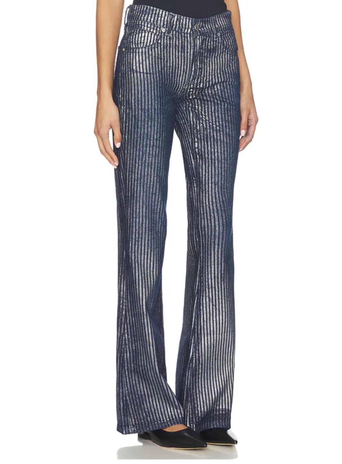 We The Free West Coast Metallic Flare In Country Blue