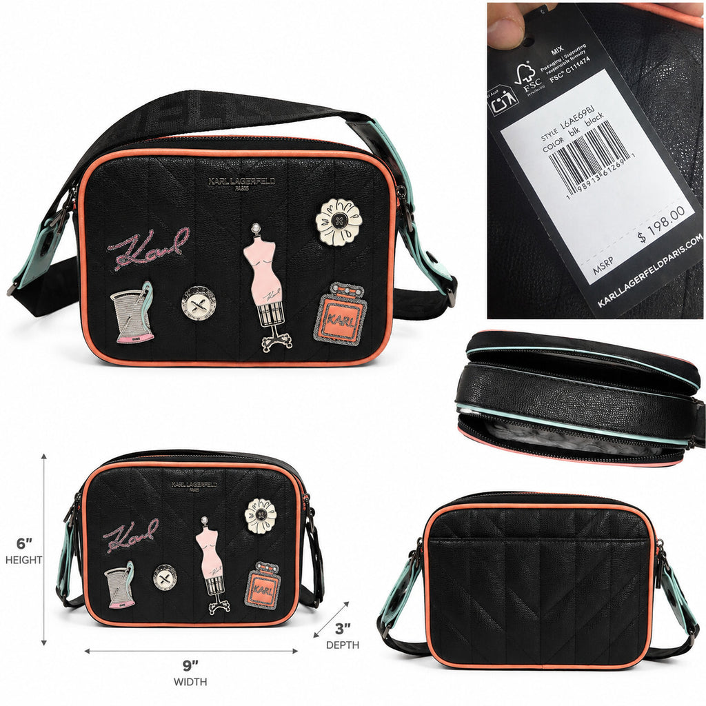 Karl Lagerfeld Paris Maybelle Camera Crossbody Bag
