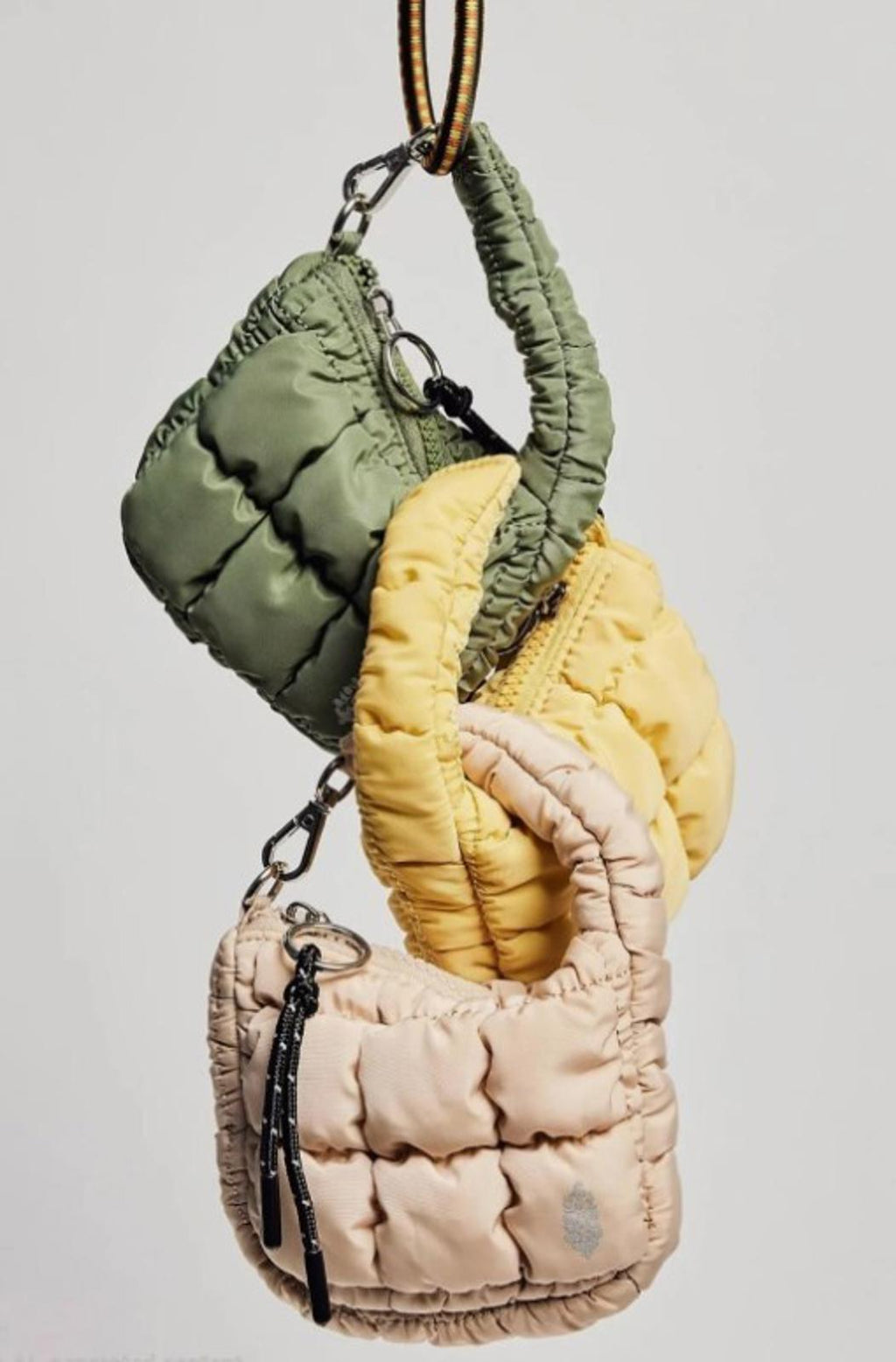 Free People FP Movement Quilted Printed Micro Pouch Sold Out Style NWT