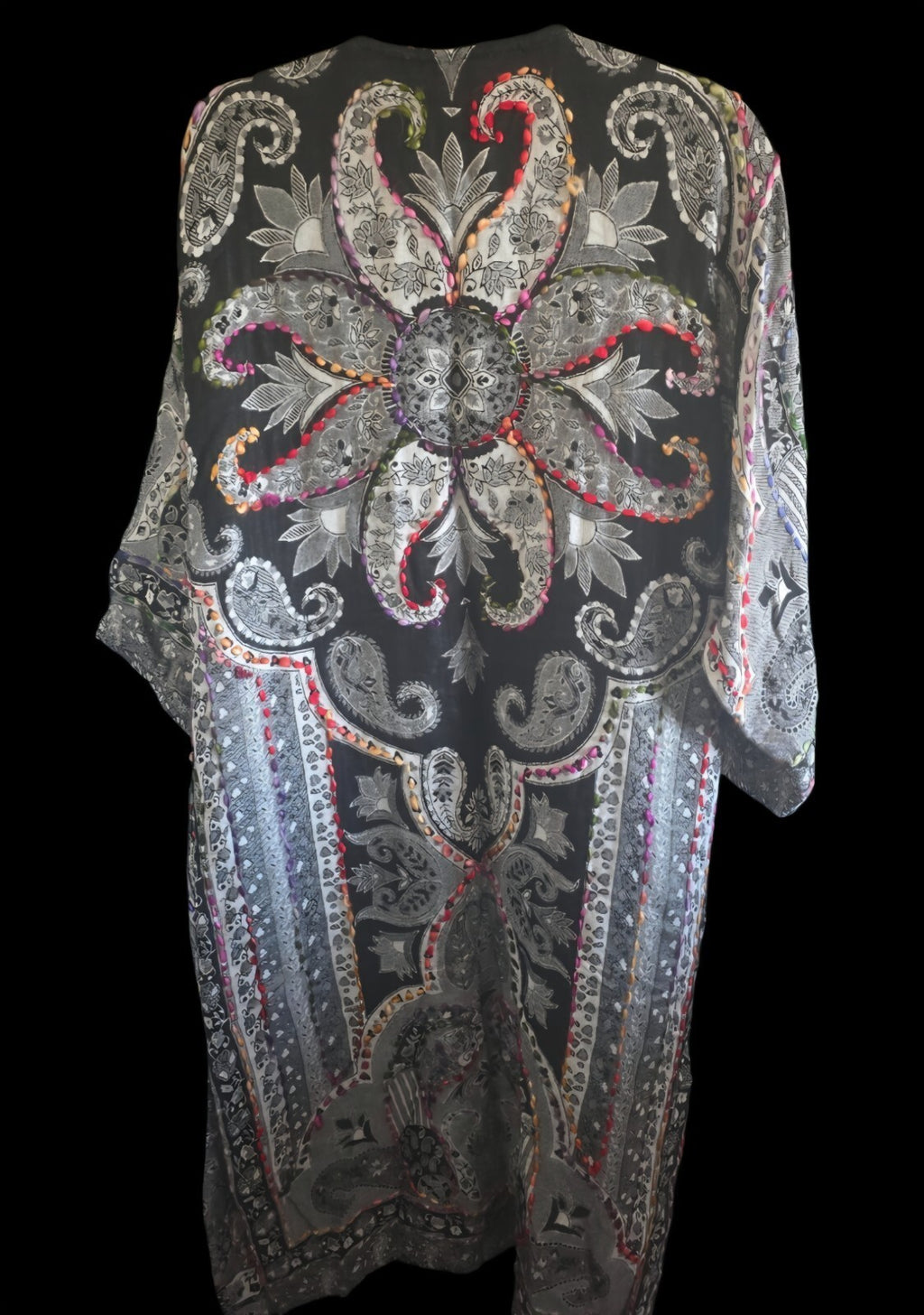 Raj Thick Stitch Embroidered Duster